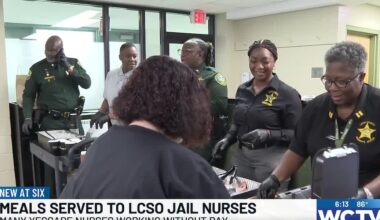 LCSO serves meals for nurses going without pay at county jail