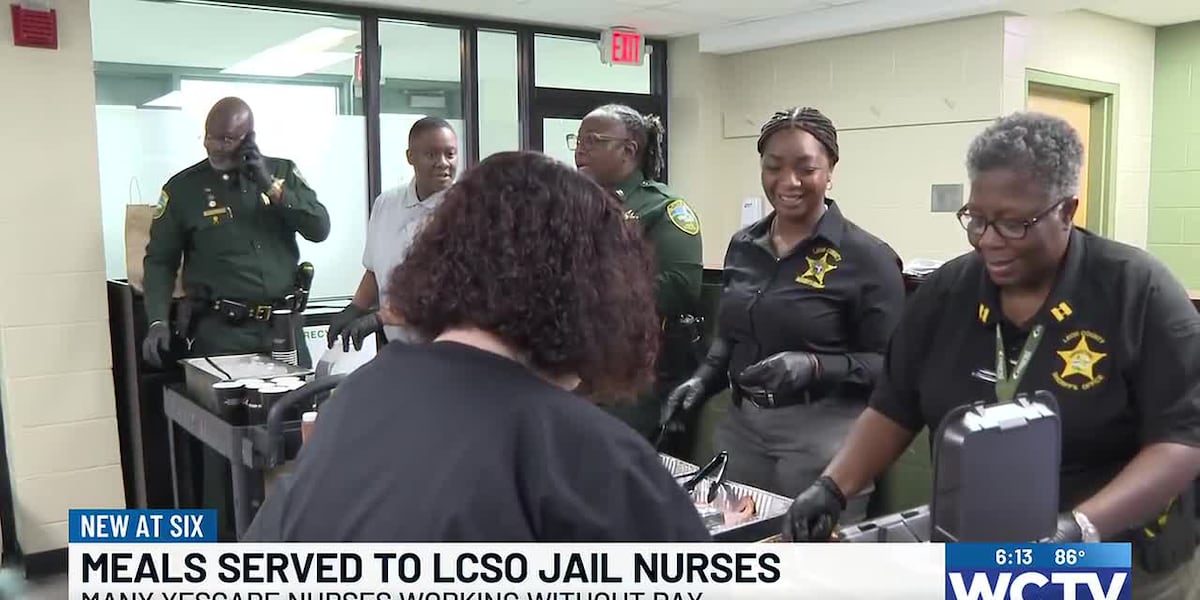 LCSO serves meals for nurses going without pay at county jail