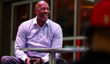 Alonzo Mourning again representing Miami Heat at NBA lottery