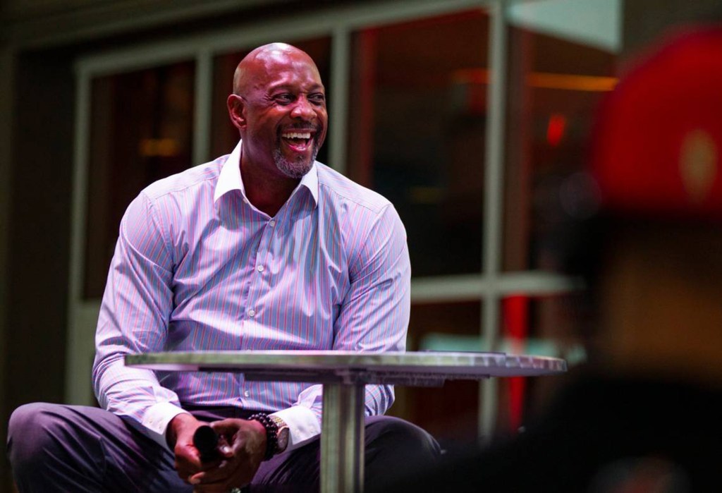 Alonzo Mourning again representing Miami Heat at NBA lottery