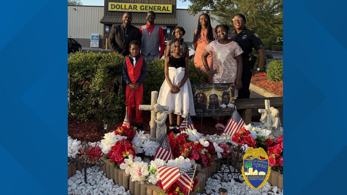 JSO corrections officer rebuilds memorial to victims of Jacksonville Dollar General shooting