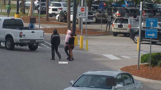 Port St. Lucie police released surveillance of the suspect in a shooting Saturday night. port st. lucie police released surveillance of the suspect in a shooting saturday night.