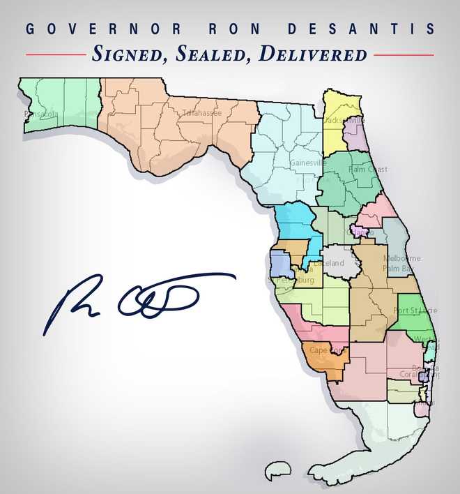 Gov. DeSantis signs Florida redistricting bill into law gov. desantis signs florida redistricting bill into law
Florida Gov. Ron DeSantis signed SB D-8 into law, implementing a new congressional district map that will take effect before the 2026 General Election.