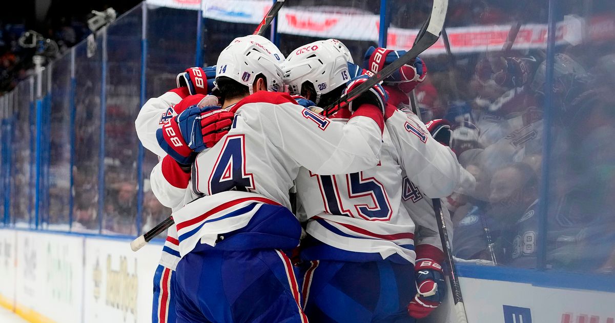Canadiens outlast Lightning 2-1 in Game 7 to win thrilling 1st-round series :: WRAL.com