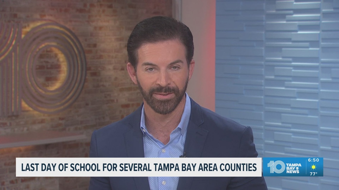 Last day of school for several Tampa Bay Area counties