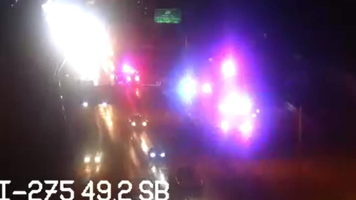 Traffic alert: All northbound lanes of I-275 in Hillsborough County shut down after deadly 3-vehicle crash