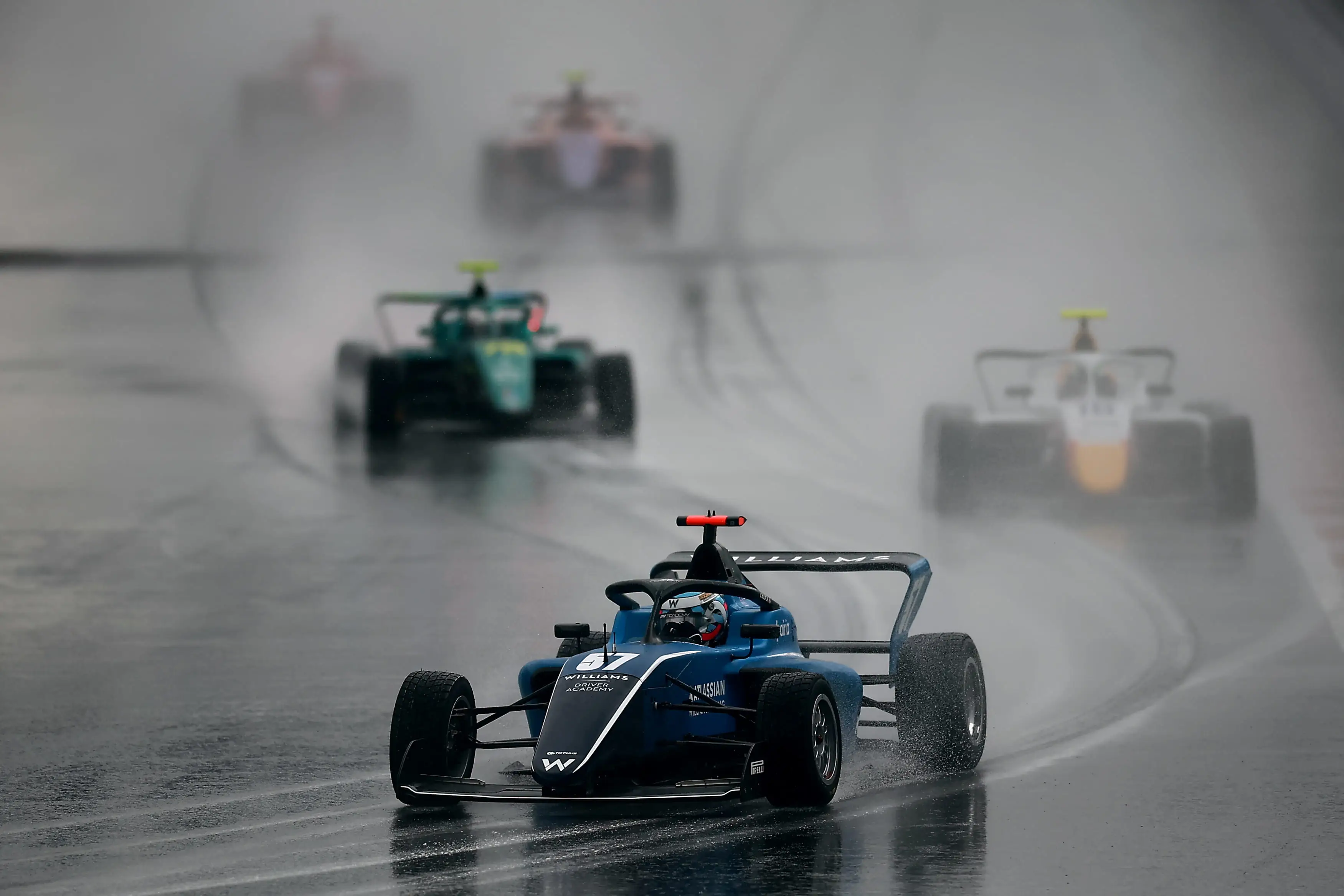 The second F1 Academy race at Miami was cancelled last year due to heavy rain (Image: Getty)