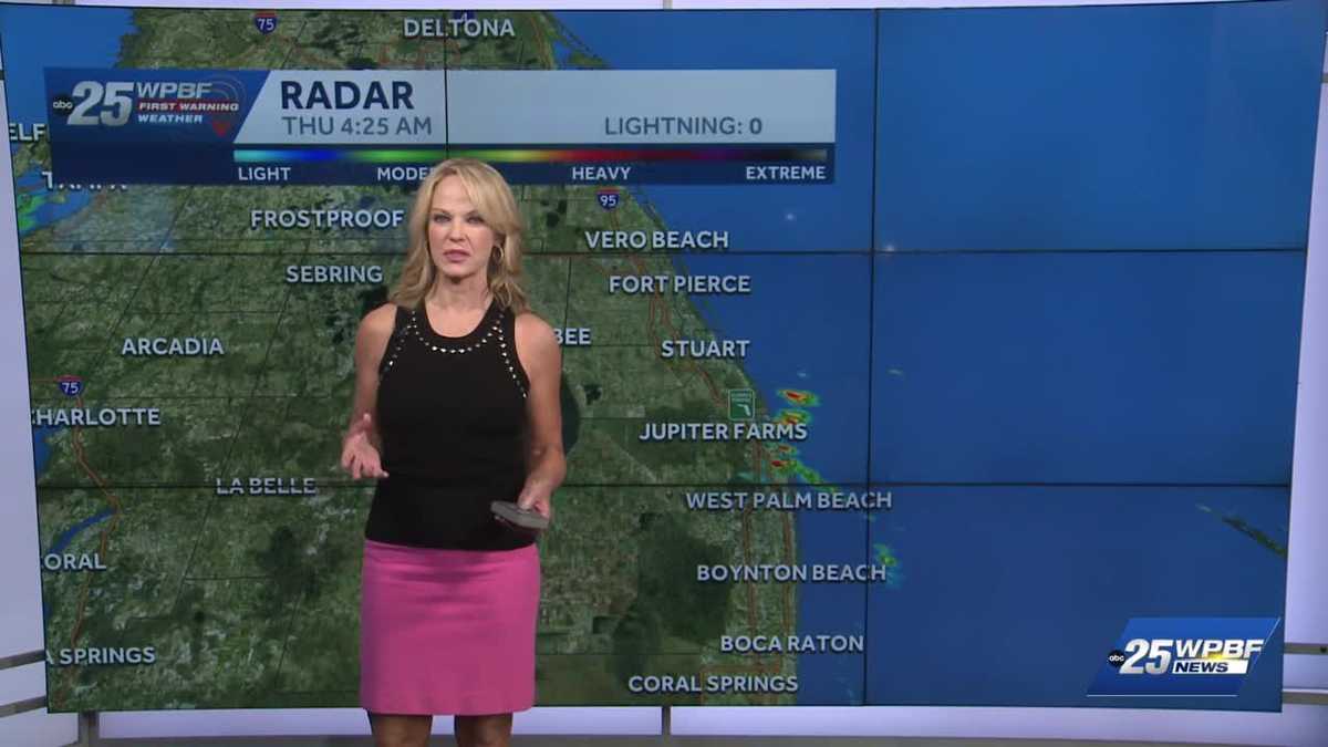 Impact Downpours for South Florida Late Today