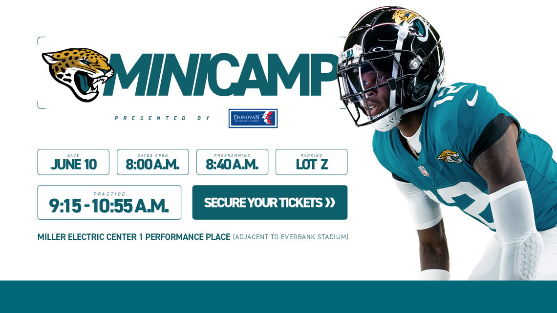 Jaguars to open mandatory minicamp practice to the public this summer