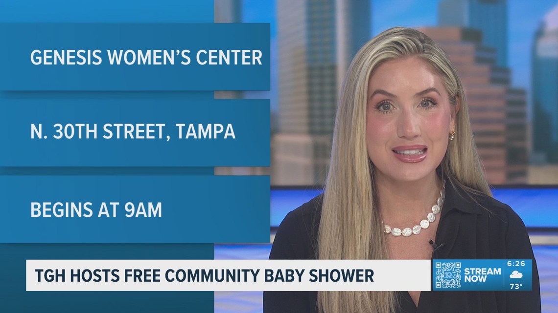 Tampa General Hospital hosts a free community baby shower