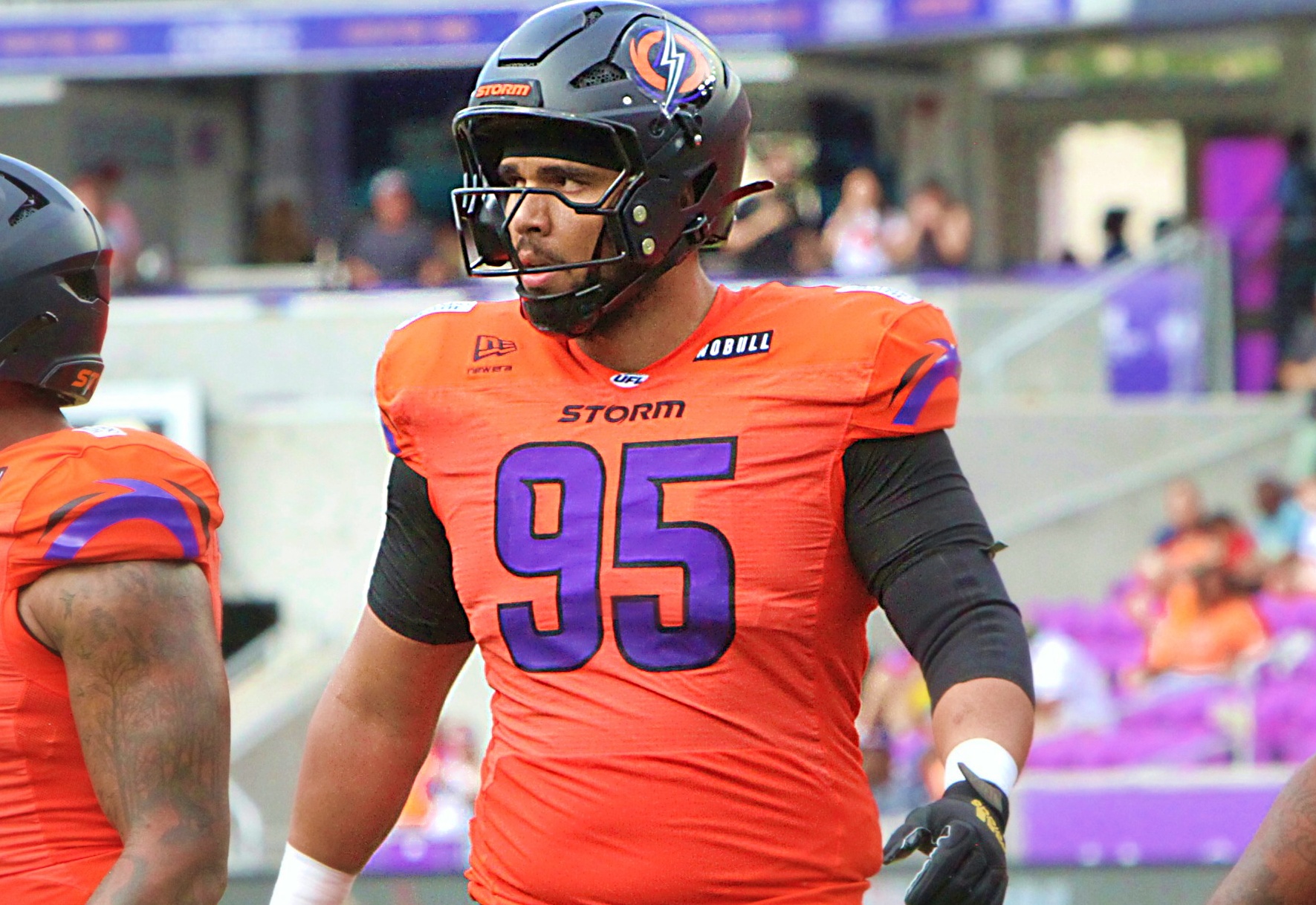 Orlando defensive tackle Amani Bledsoe during the Birmingham Stallions at...