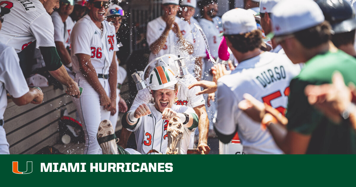 Miami Takes Series Over Louisville Behind Sosa’s Big Day – University of Miami Athletics