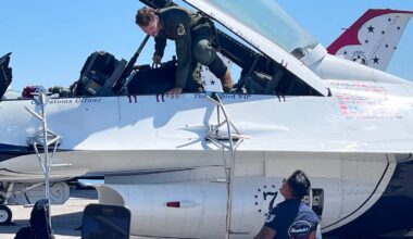 Panthers Star Matthew Tkachuk Flies with the Thunderbirds in an F-16 Ahead of Fort Lauderdale Show