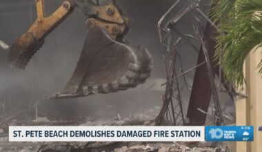 St. Pete Beach demolishes damaged fire station