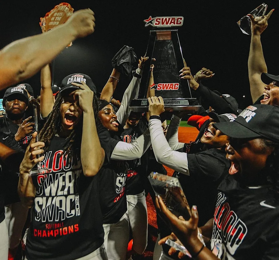 The Florida A&M Rattlers won the Southwestern Athletic Conference Softball Tournament Championship by beating the Southern Jaguars 2-1 at the Gulfport Sportsplex in Gulfport, Mississippi, Saturday, May 9, 2026.