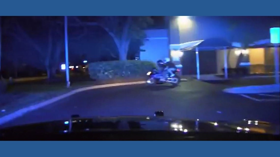 The Florida Highway Patrol is searching for a motorcyclist who lost their passenger in a pursuit