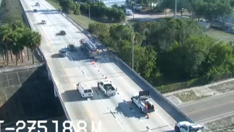 Traffic Alert: Part of 38th Avenue South in St. Pete closed due to nearby brush fire