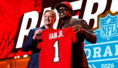 Buccaneers’ asst. coach Larry Foote sets high hopes for Rueben Bain: ‘He’s going to be a star’
