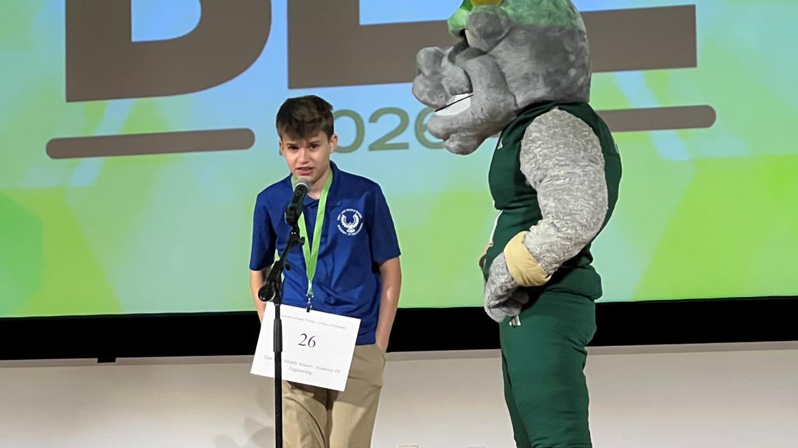 14-year-old Pinellas County middle schooler competing in Scripps National Spelling Bee