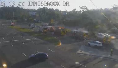 Emergency helicopters, first responders on scene of crash involving injuries on US-19
