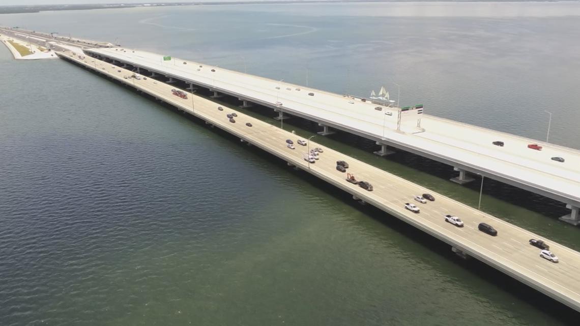 Howard Frankland Bridge express lanes, pedestrian trail are now open