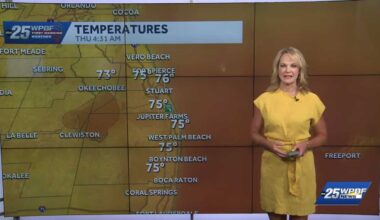 Chance for afternoon showers this weekend in South Florida