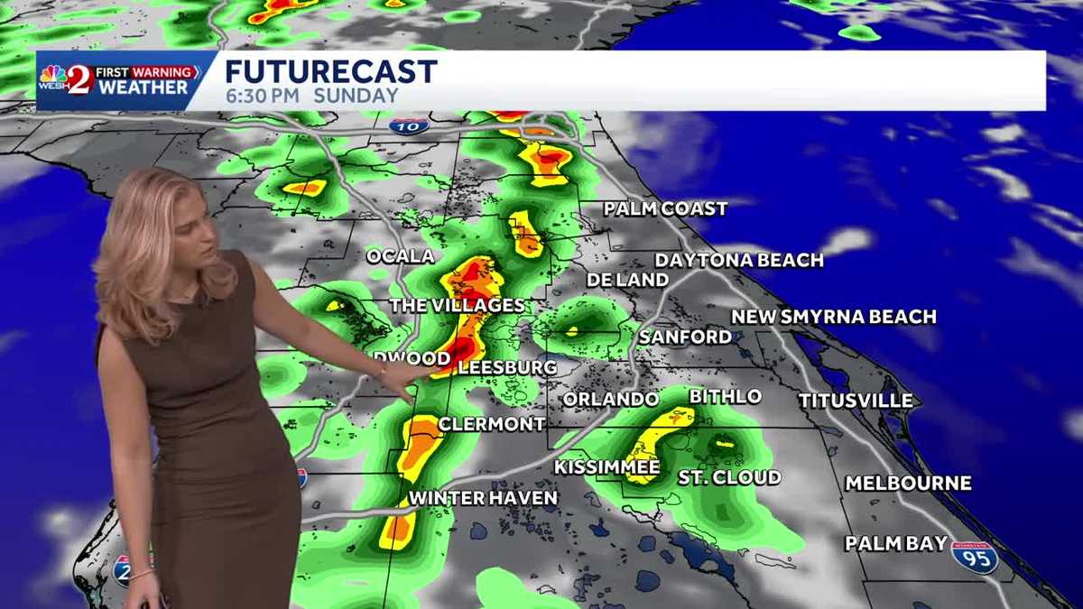 Humid morning before showers and storms this afternoon in Central Florida