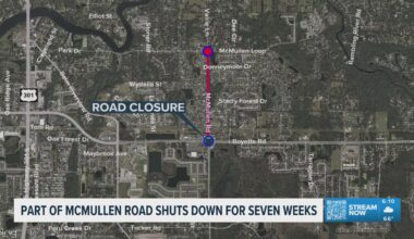 McMullen Road in Riverview is set to close for seven weeks