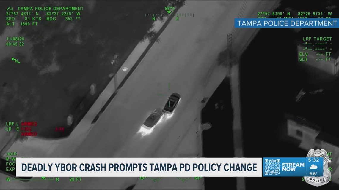 Tampa police changes pursuit policy after deadly Ybor City crash