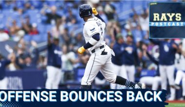 RAYS POSTCAST: the Tampa Bay Rays RESPONDS IN A BIG WAY vs the Miami Marlins