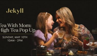 Mother's Day High Tea Service at Jekyll Hyde Park