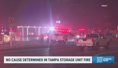 Tampa officials still investigating cause of fire in storage unit as tenants seek information