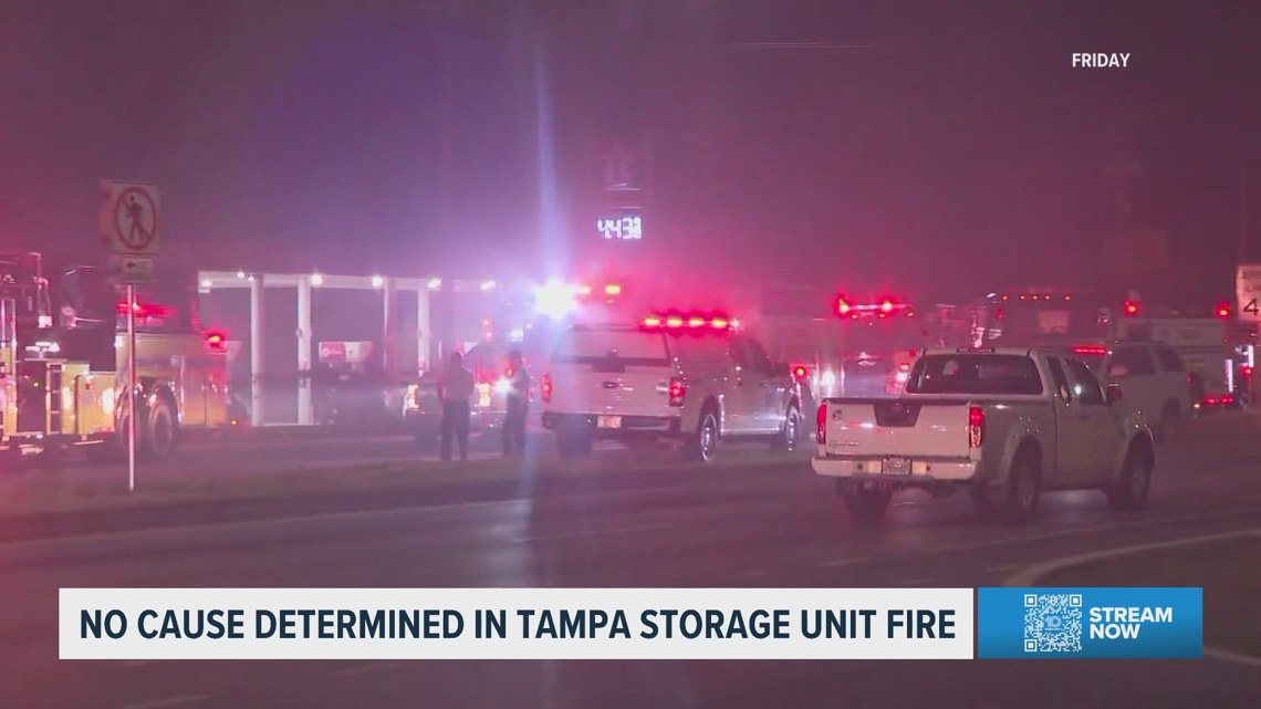 Tampa officials still investigating cause of fire in storage unit as tenants seek information