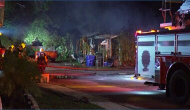 An early morning mobile home fire in Largo leaves two dead, one injured