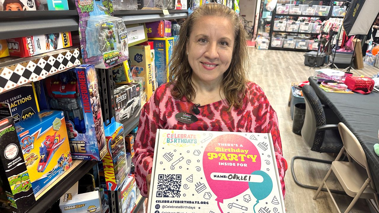 Everyday Hero Belinda Leto co-founded Celebrate Birthdays to make sure children in need are able to have a birthday party. (Spectrum News)