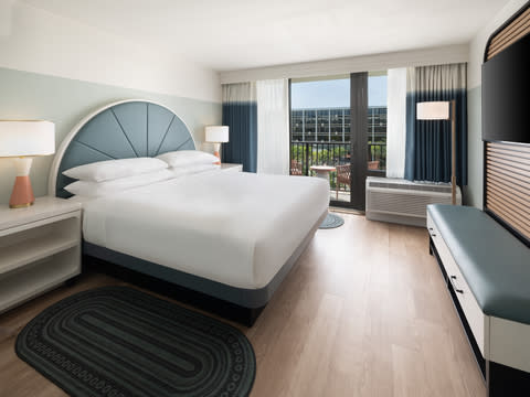The 490-room Sheraton Orlando Lake Buena Vista Resort (pictured) completed a multi-million renovation of all guest rooms.