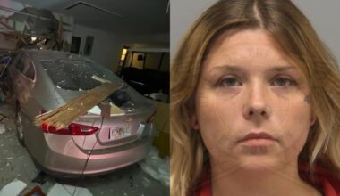 Video: Florida woman suspected of drunk driving, falls asleep, slams into home