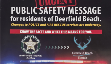 Broward Sheriff Tony uses scare tactics on Deerfield residents