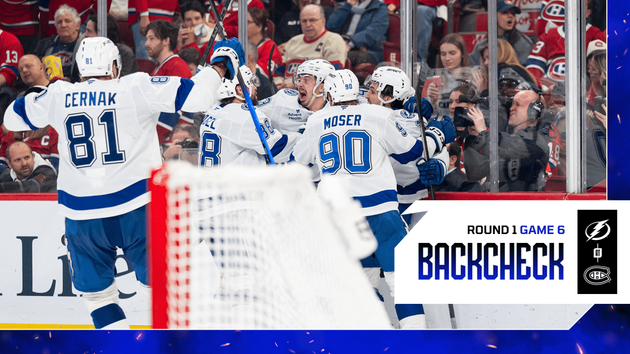 The Backcheck: Goncalves OT winner, Vasilevskiy send First Round series to Game 7