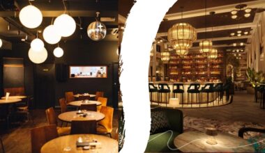 Interior images of In Between Days and Elliott Aster, two St. Petersburg restaurants added to the Michelin Guide Florida.