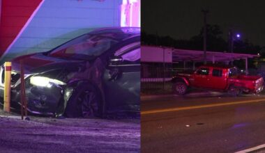 Crash briefly causes road closure in Tampa