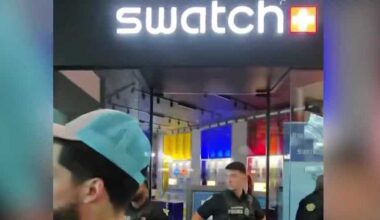 Crowds gather at Mall at Millenia for limited-edition Swatch release