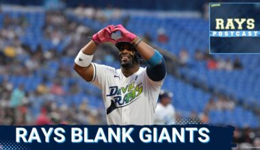 RAYS POSTCAST: The Tampa Bay Rays PITCHING DOMINATES the San Francisco Giants