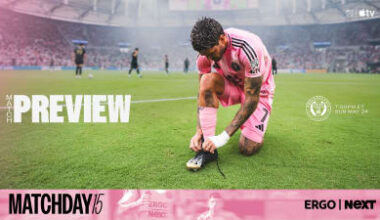 MATCH PREVIEW: Inter Miami CF in Search of Fourth Consecutive Victory This Sunday Against Philadelphia Union