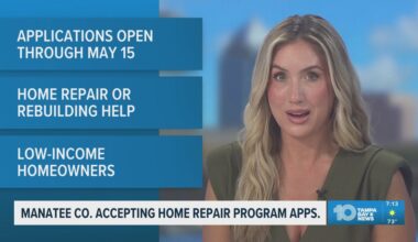 Manatee County accepting home repair program applications