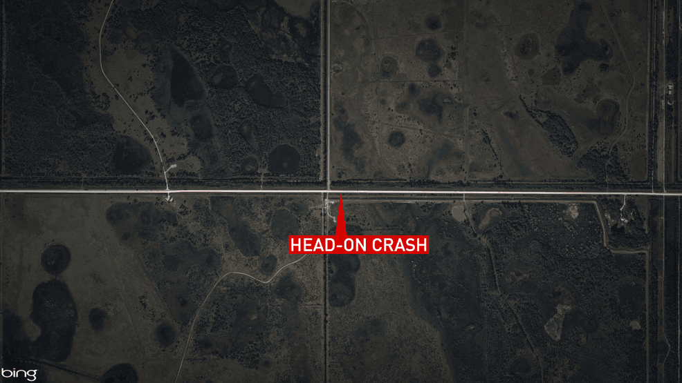 Roads are closed Thursday morning in Palm City after a multi-vehicle head-on crash that left two people seriously injured. (WPEC)