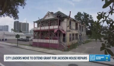 Tampa City Leaders move to extend grant for Jackson House repairs