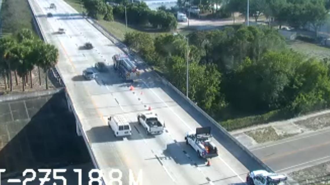 Traffic Alert: Part of 38th Avenue South in St. Pete closed due to nearby brush fire