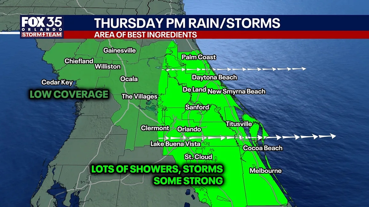 Orlando weather: Stormy pattern settles into Central Florida as hurricane season nears