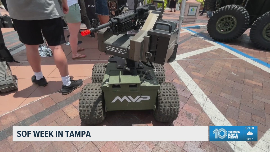 The future of warfare on display in downtown Tampa during the Special Operations Forces Week